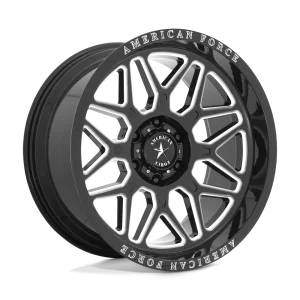 American Force Cast – AC001 RUSH – Black – 20″x10″ -18mm – Summer Wheels – AC001BB20106318N